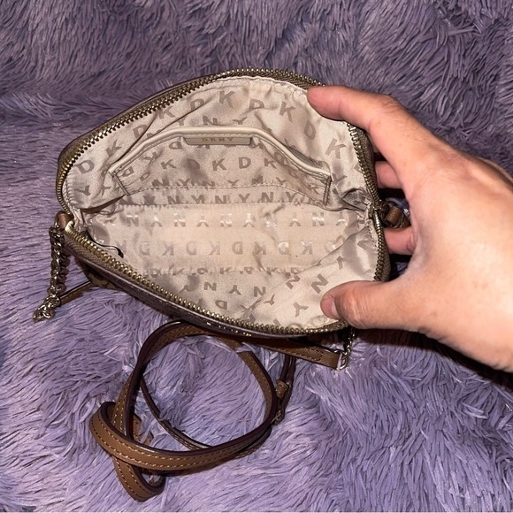 DKNY Monogram Print Shoulder Bag - Picture 5 of 6